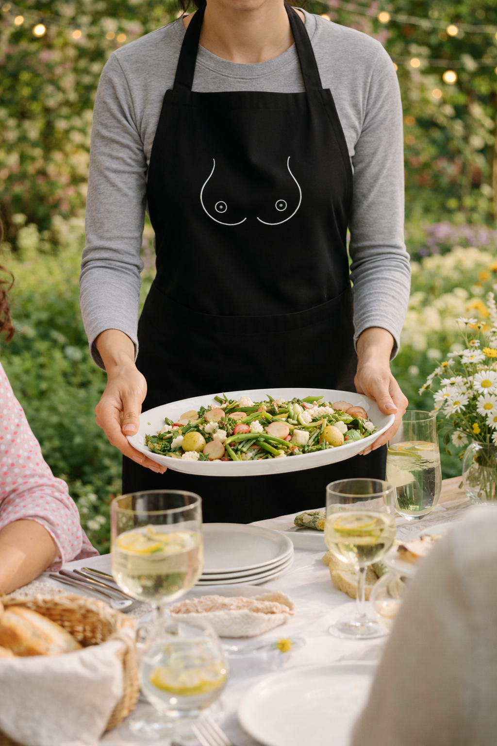 Keukenschort met borsten icoon - Beautiful ABC