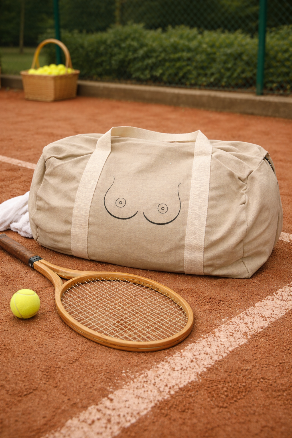 Sporttas met borsten icoon - Beautiful ABC