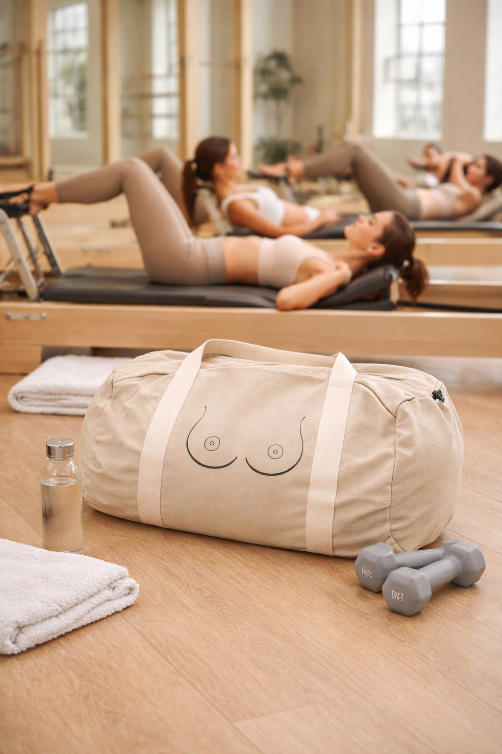 Sporttas met borsten icoon - Beautiful ABC