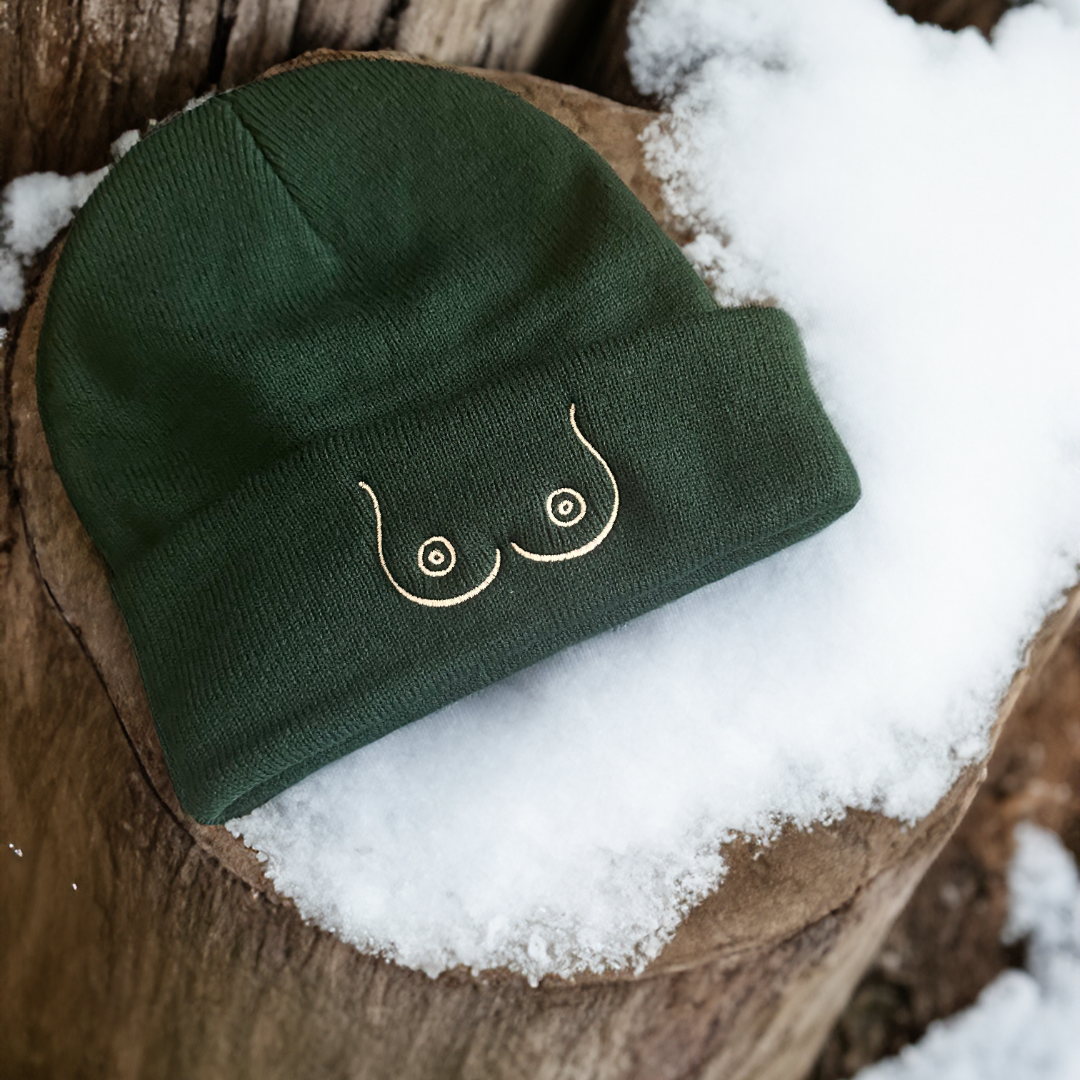 Muts groen borsten icoon - Beautiful ABC