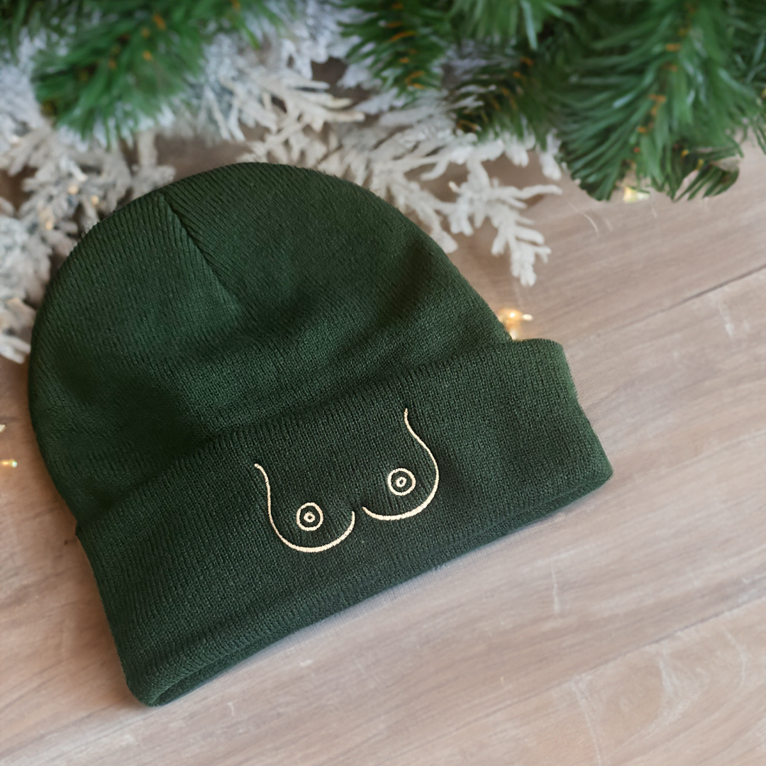 Muts groen borsten icoon - Beautiful ABC