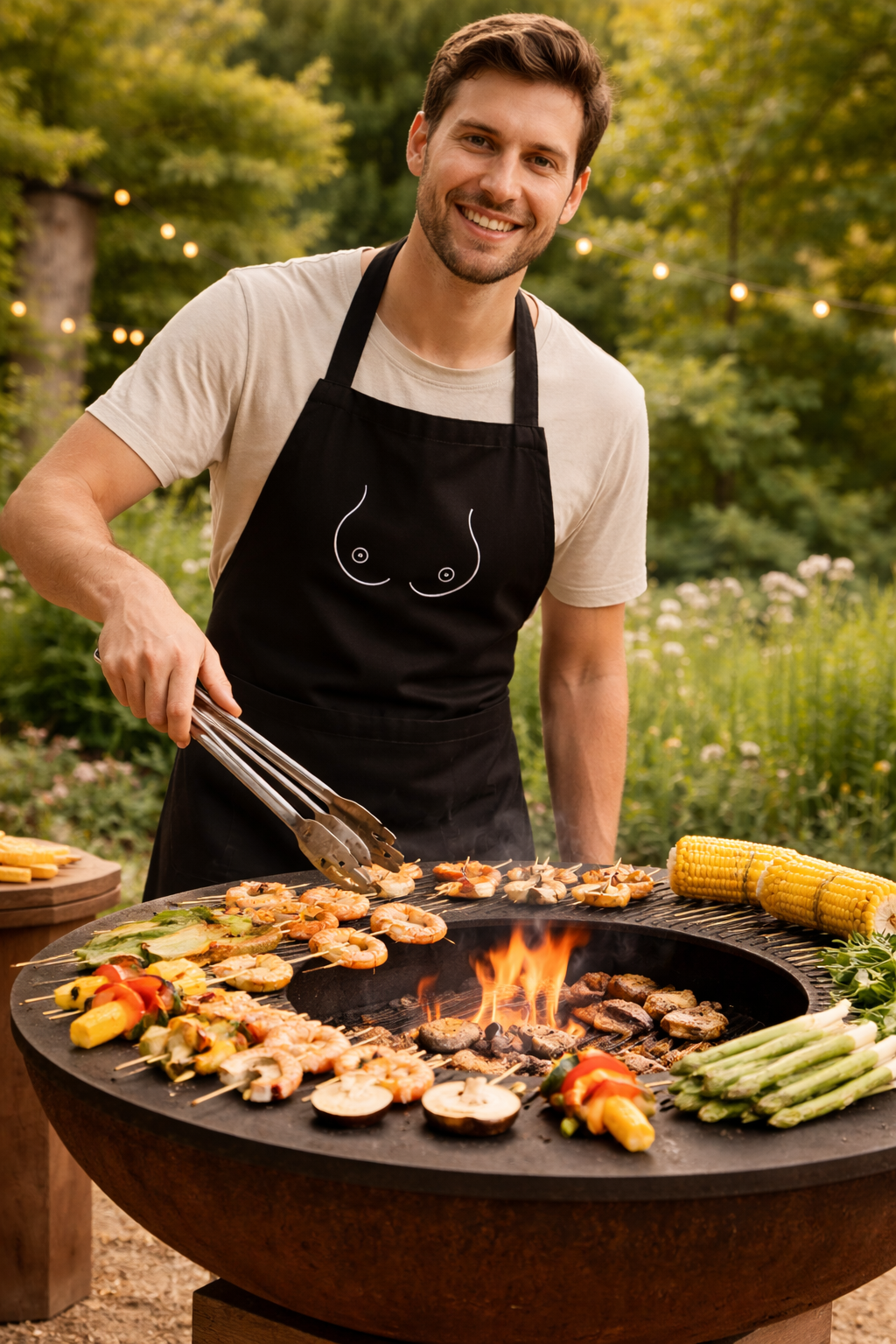 Keukenschort met borsten icoon - Beautiful ABC